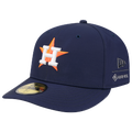 New Era Astros Gortex 59Fifty Fitted Cap - New Era Orange/Navy