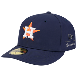 Adult - New Era Astros Gortex 59Fifty Fitted Cap - Orange/Navy