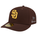 New Era Padres Gortex 59Fifty Fitted Cap - New Era Brown/Yellow