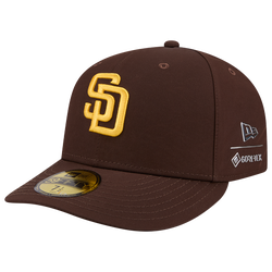 Adult - New Era Padres Gortex 59Fifty Fitted Cap - Brown/Yellow