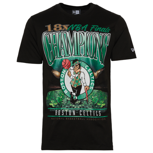 MENS - New Era Celtics Oversize T-Shirt - Black/Multi