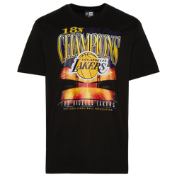 Men's - New Era Lakers Oversize T-Shirt - Black/Multi