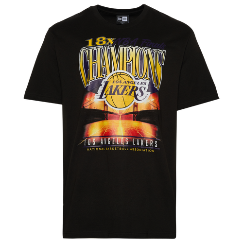  - New Era Lakers Oversize T-Shirt - Black/Multi