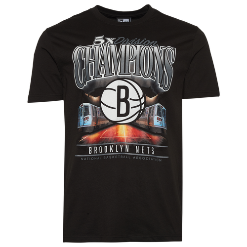  - New Era Nets Oversize T-Shirt - Black/Multi