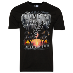 Men's - New Era Spurs Oversize T-Shirt - Black/Multi