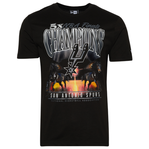  - New Era Spurs Oversize T-Shirt - Black/Multi