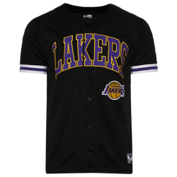Men's - New Era Lakers Jersey - Black/Multi