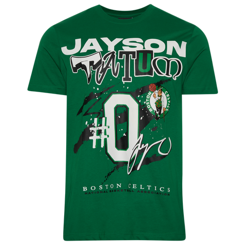  - New Era Celtics Jayson Tatum Oversize Tshirt - Kelly Green/Multi