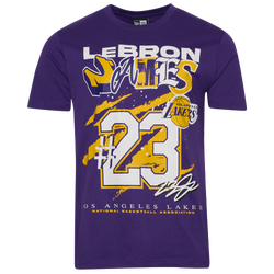 Men's - New Era Lakers LeBron James Oversize T-Shirt - Purple/Multi