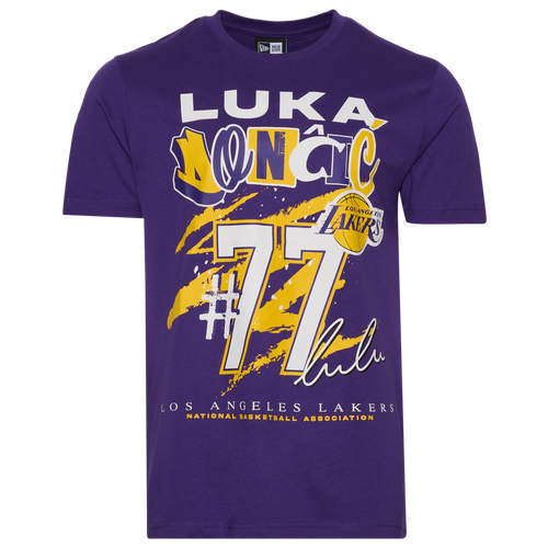 MENS - New Era Mavericks Luka Doncic Oversize T-Shirt - Blue/Multi