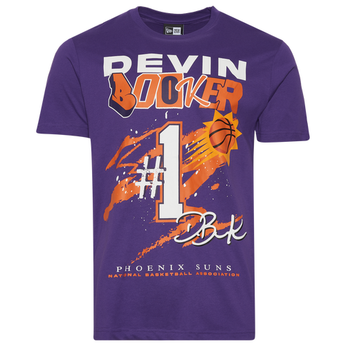  - New Era Suns Devin Booker Oversize T-Shirt - Purple/Multi