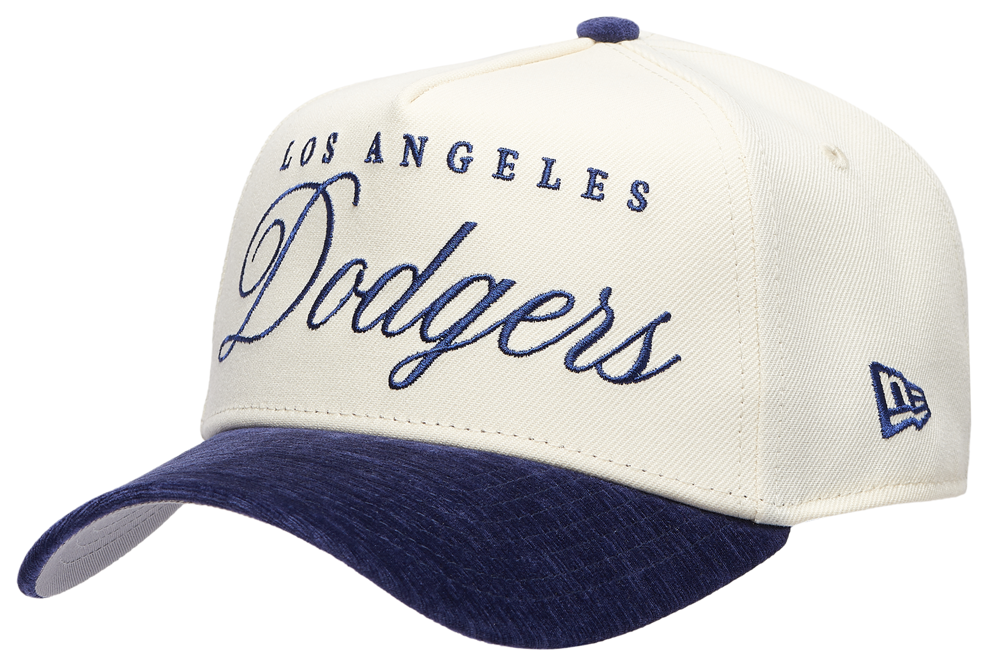 New Era Dodgers 2 Tone Velvet Script Cap - Adult | Champs Sports