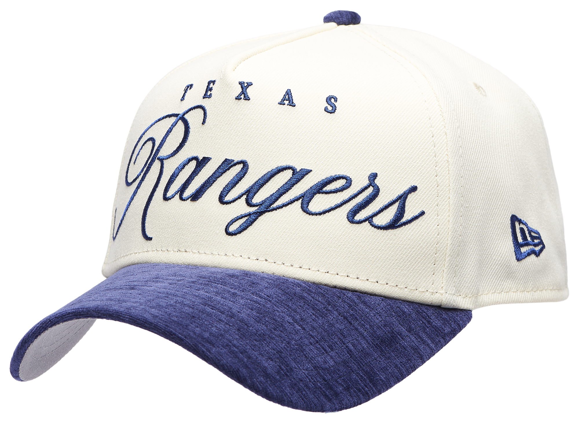 New Era Rangers 2 Tone Velvet Script Cap - Adult
