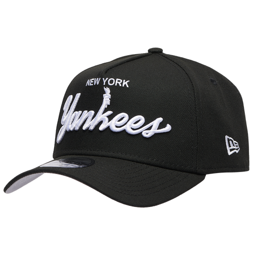 New Era Womens New York Yankees Yankees 940 A Frame Local Play Cap - Adult - Black / Black