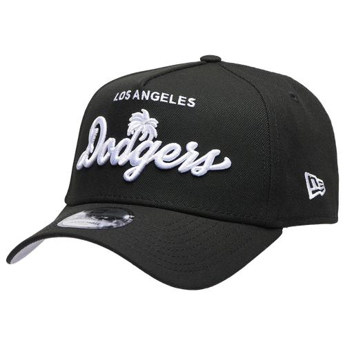 New Era Womens Los Angeles Dodgers Dodgers 940 A Frame Local Play Cap - Adult - Black / Black