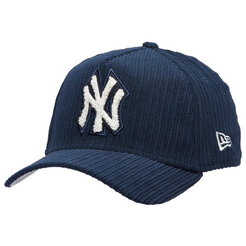 New Era Womens New York Yankees Yankees 940 A Frame Chenille Pop Cap - Adult - Navy / Navy
