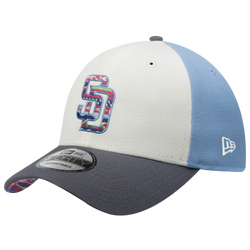 Men's - New Era Padres 9Forty City Element Guatemala Cap - Pastel Blue/Multi