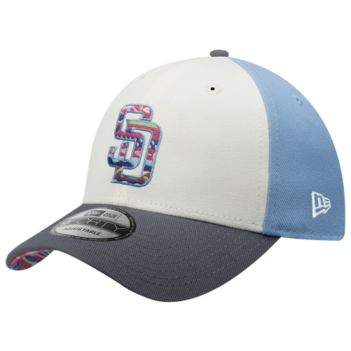 MENS - New Era Padres 9Forty City Element Guatemala Cap - Pastel Blue/Multi