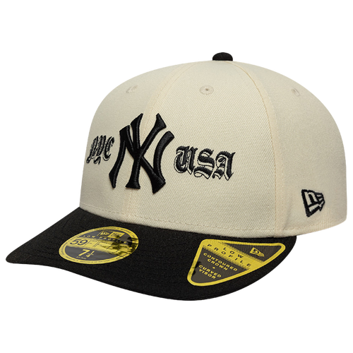 MENS - New Era Yankees 59FIFTY Coops Logo LP Cap - Black/White
