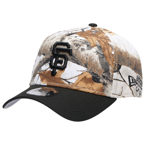 New Era Womens San Francisco Giants Giants 9FORTY A-Frame Snow Realtree Cap - Adult - Multi / Black