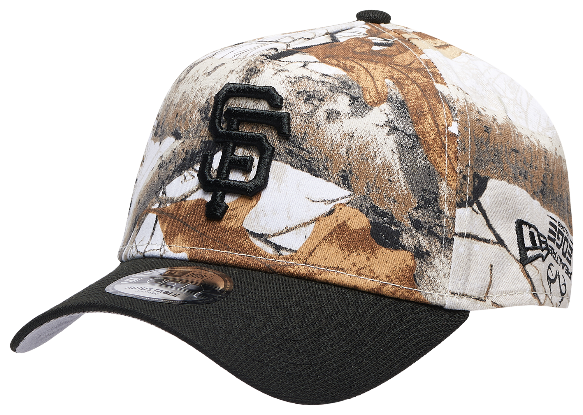 New Era Giants 9FORTY A-Frame Snow Realtree Cap - Adult