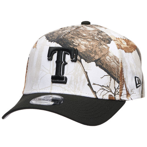 New Era Texas Rangers  Rangers 9forty A-frame Snow Realtree Cap In Multi