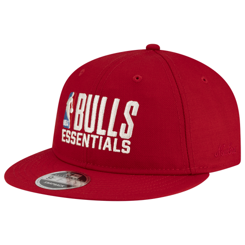 New Era X Essentials Nba Chicago Bulls 9fifty Cap In Red