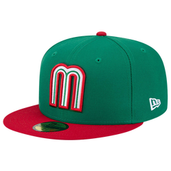 Adult - New Era Mexico 59FIFTY World Baseball Classic '26 Cap - Green/Red