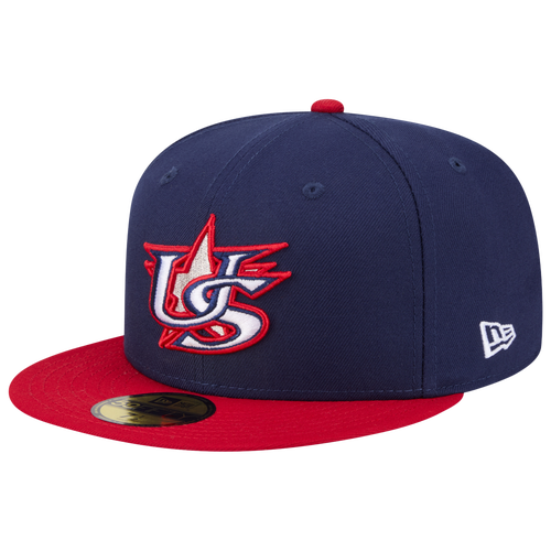  - New Era USA 59FIFTY World Baseball Classic '26 Cap - Navy/Red