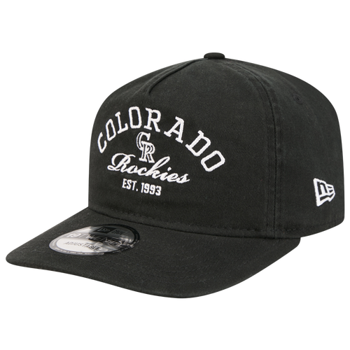 New Era Womens Colorado Rockies Rockies 19TWENTY Stacked Cap - Adult - Black