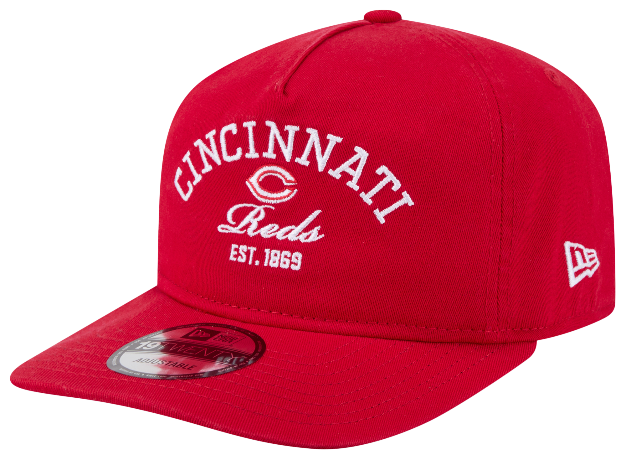 New Era Reds 19TWENTY Stacked Cap - Adult