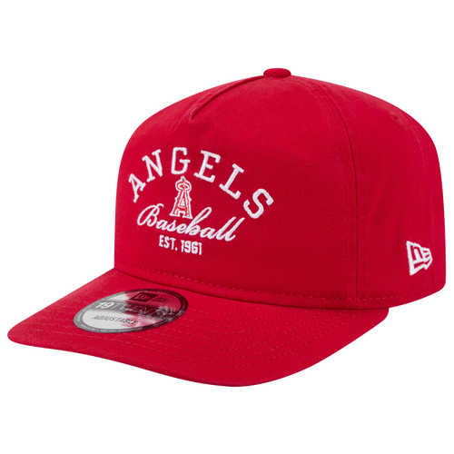 New Era Los Angeles Angels  Angels 19twenty Stacked Cap In Red