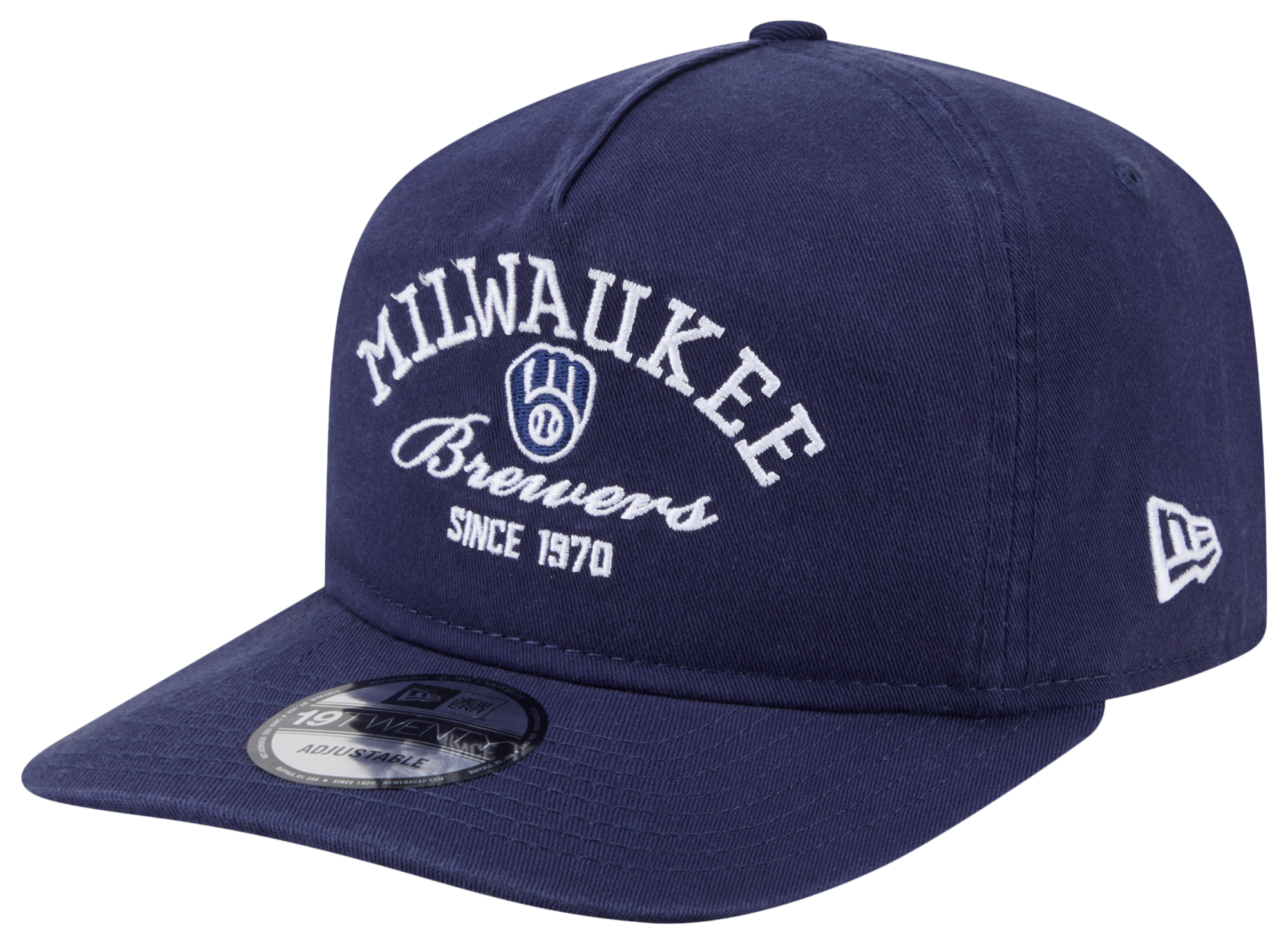 New Era Brewers 19TWENTY Stacked Cap - Adult