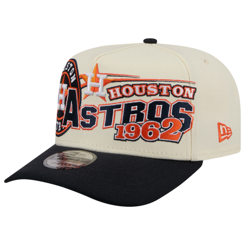 New Era Womens Houston Astros Astros 9FIFTY A-Frame Classic Cap - Adult - White / Navy
