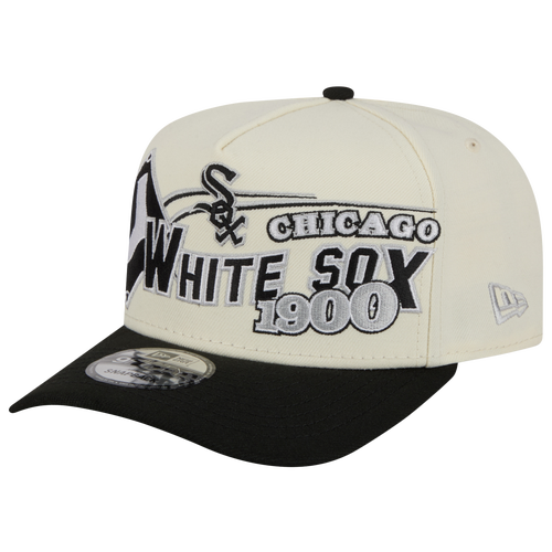 New Era Womens Chicago White Sox White Sox 9FIFTY A-Frame Classic Cap - Adult - Black / White