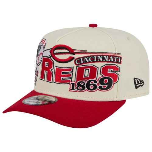 New Era Womens Cincinnati Reds Reds 9FIFTY A-Frame Classic Cap - Adult - Red / White