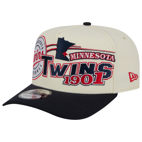 New Era Womens Minnesota Twins Twins 9FIFTY A-Frame Classic Cap - Adult - White / Navy