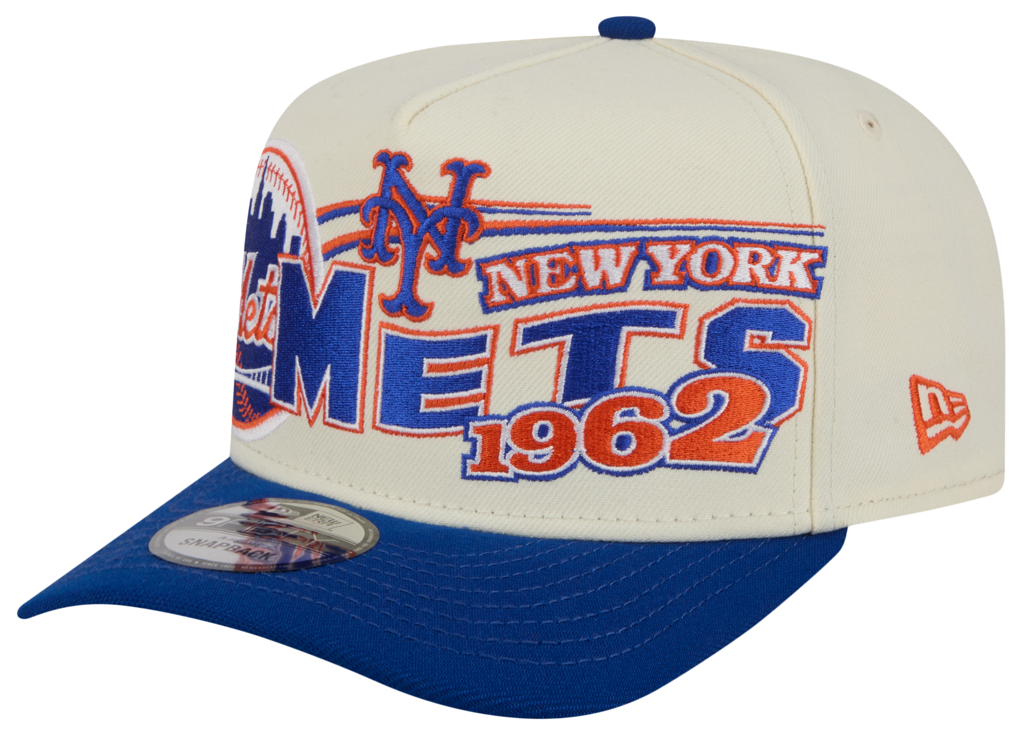New Era Mets 9FIFTY A-Frame Classic Cap - Adult