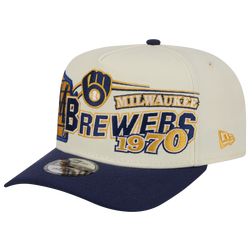 Adult - New Era Brewers 9FIFTY A-Frame Classic Cap - White/Navy