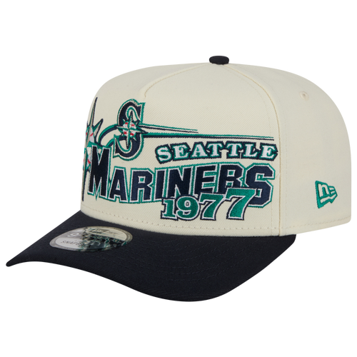 New Era Womens Seattle Mariners Mariners 9FIFTY A-Frame Classic Cap - Adult - White / Navy