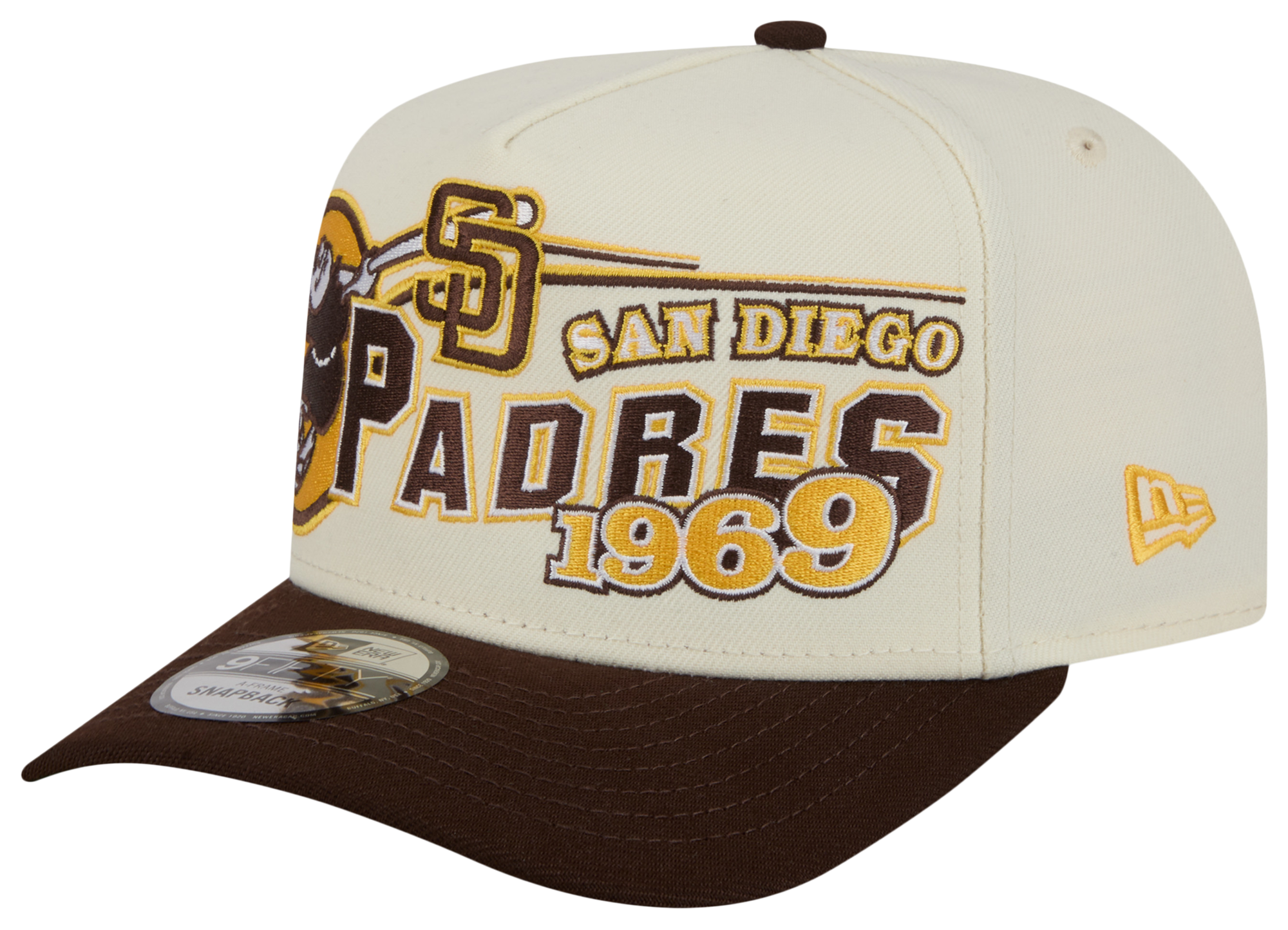 New Era Padres 9FIFTY A-Frame Classic Cap - Adult