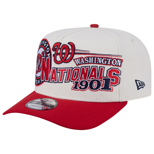 New Era Washington Nationals  Nationals 9fifty A-frame Classic Cap In Red/white