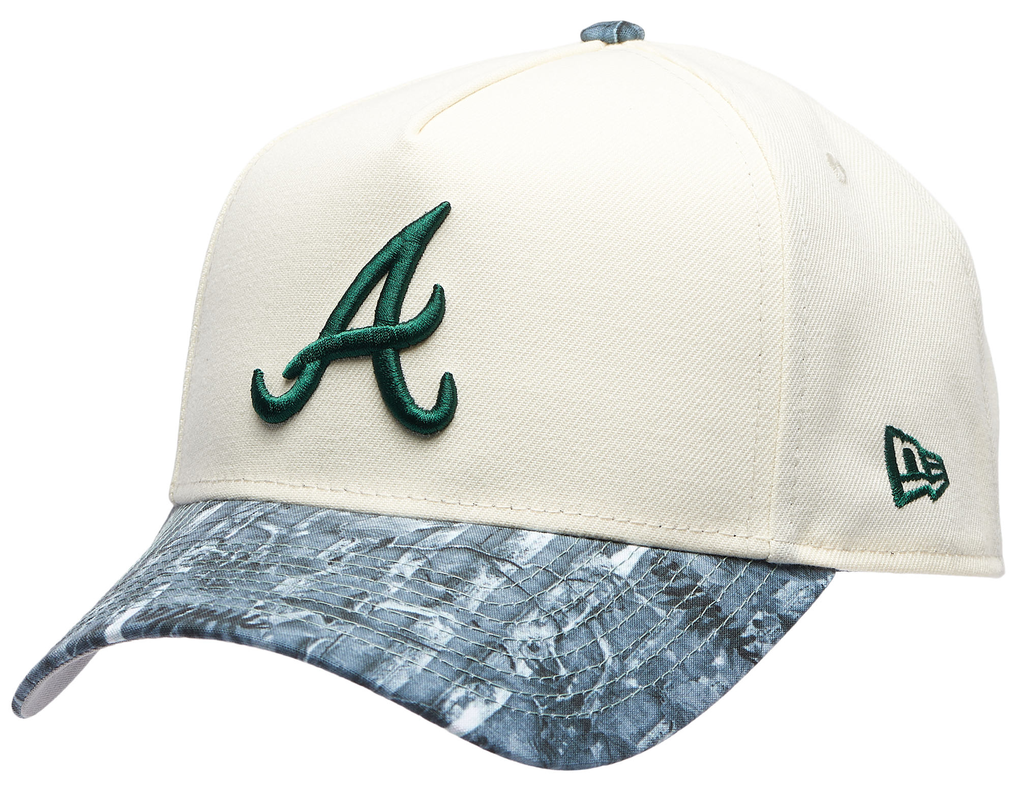 New Era Braves 9FORTY A-Frame Tonal RT Cap - Adult