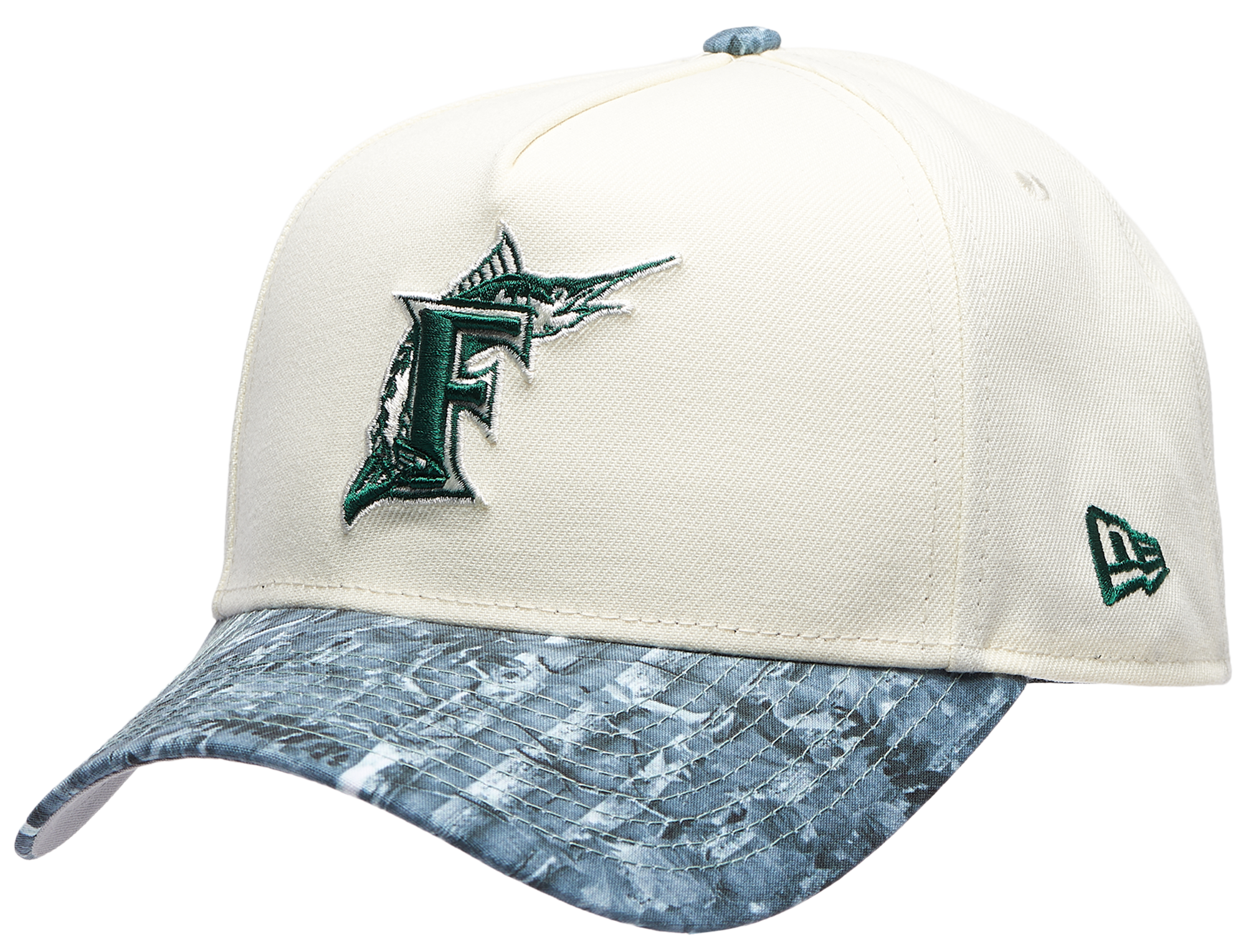 New Era Marlins 9FORTY A-Frame Tonal RT Cap - Adult
