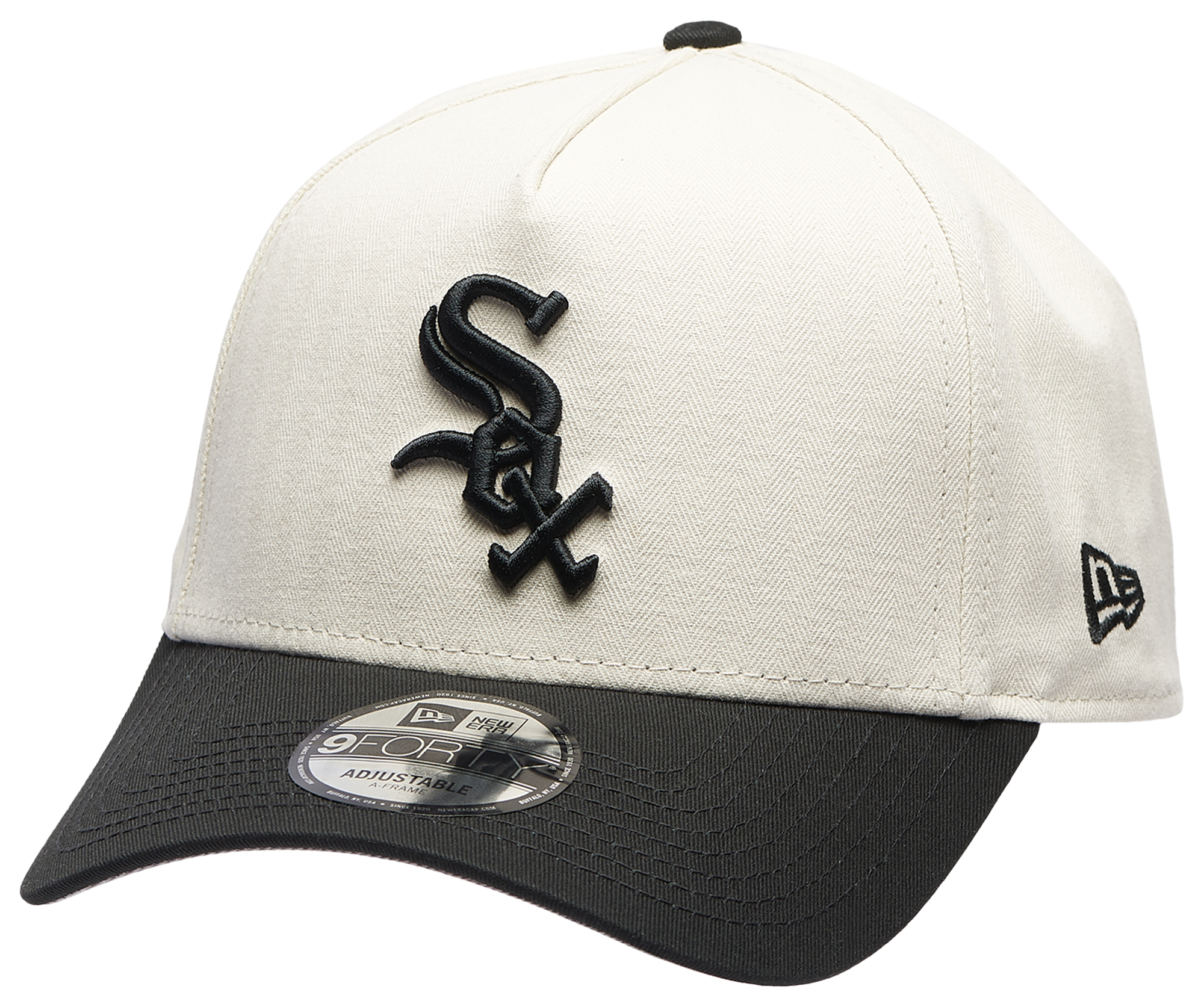 New Era White Sox 940AF Herringbone Cap - Adult