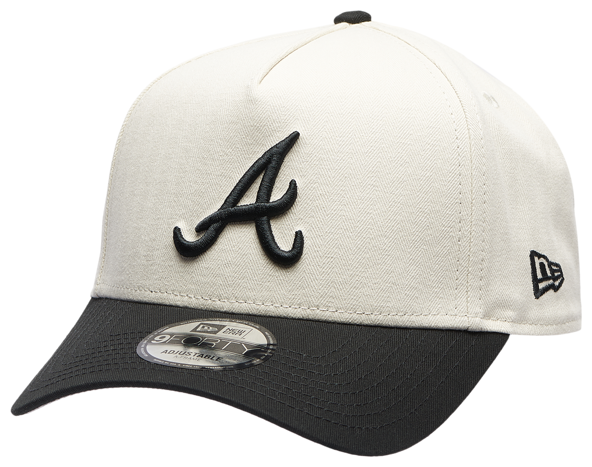 New Era Braves 940AF Herringbone Cap - Adult