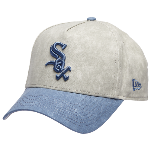 New Era Womens Chicago White Sox White Sox 9FORTY A-Frame Washed Cap - Adult - Navy / Grey