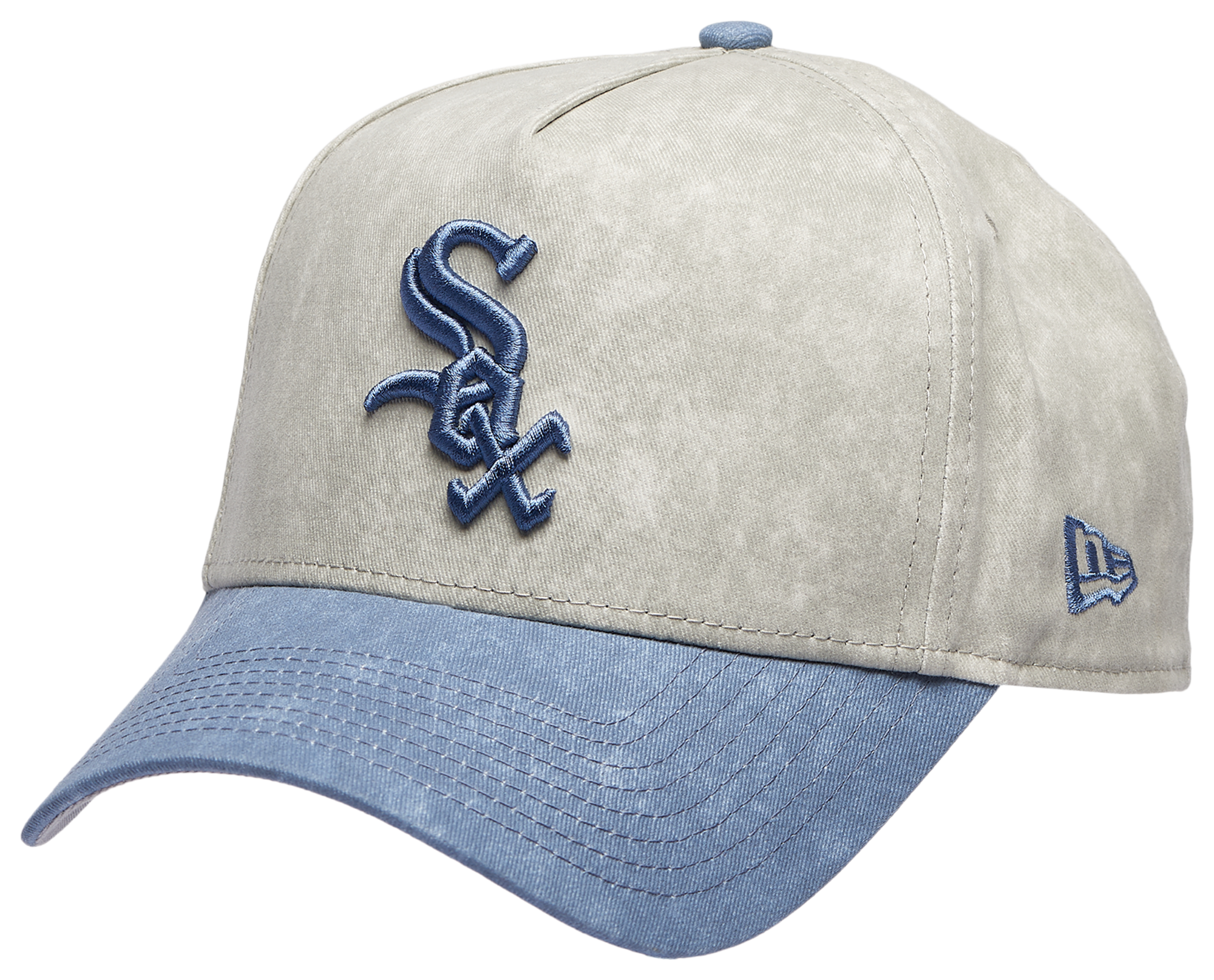New Era White Sox 9FORTY A-Frame Washed Cap - Adult