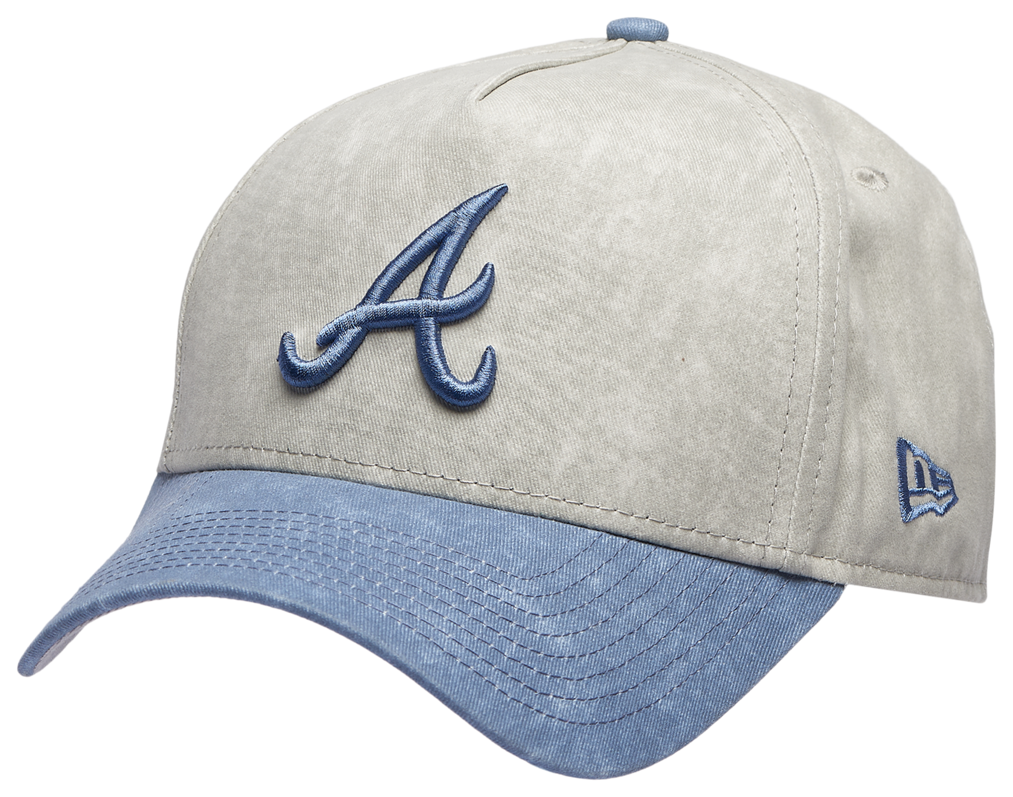 New Era Braves 9FORTY A-Frame Washed Cap - Adult