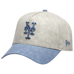 Adult - New Era Mets 9FORTY A-Frame Washed Cap - Grey/Navy